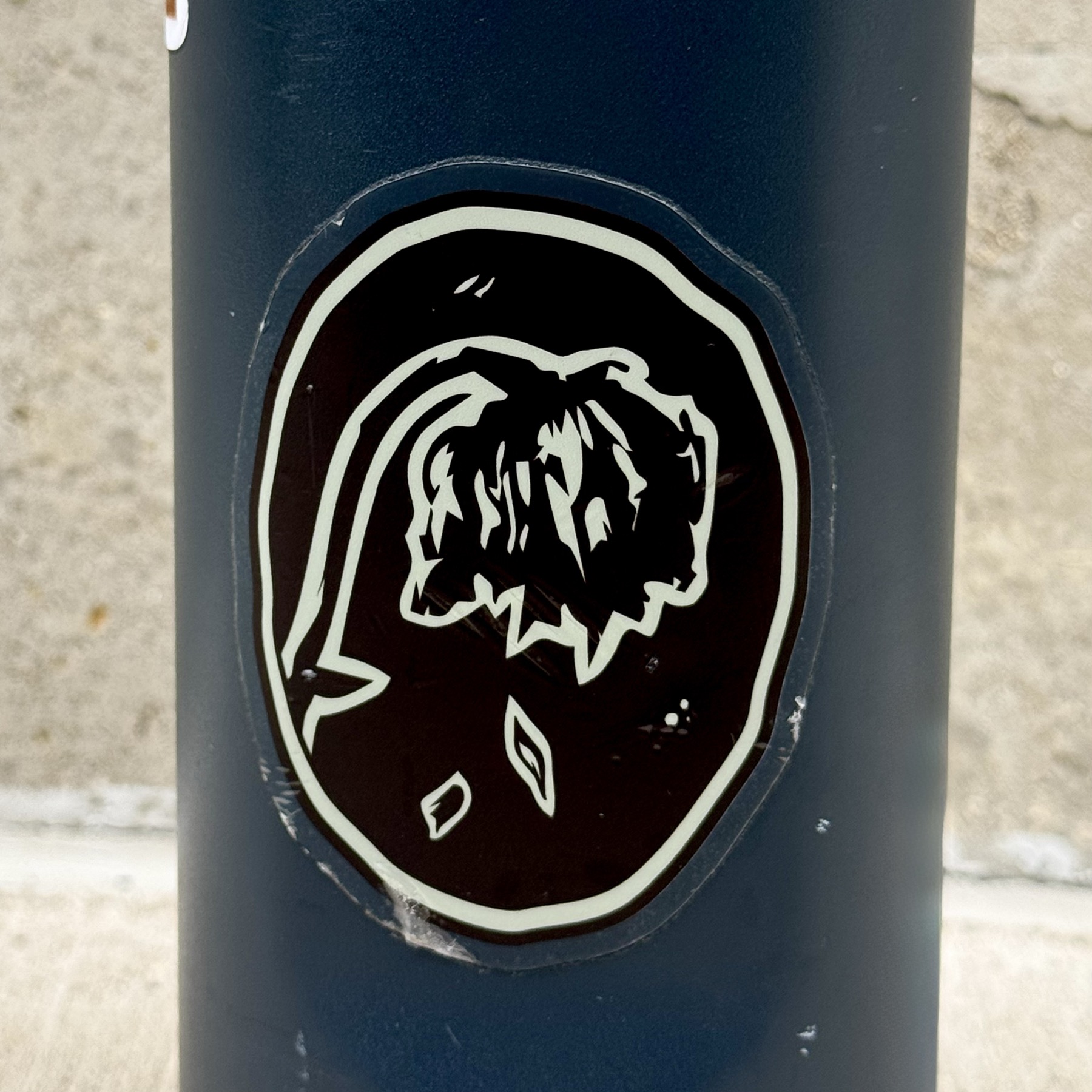 Hollowstem flower sticker